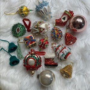 16 Vintage Ornaments